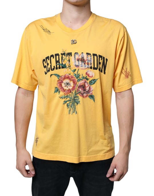 Camiseta de Bordado Floral Jardín Secreto - Image 1