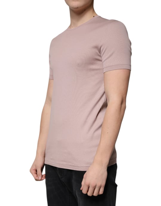 Camiseta de Cuello Redondo Acanalada Tsh87337 - Image 3
