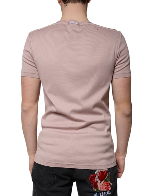 Camiseta de Cuello Redondo Acanalada Tsh87337 - Image 4
