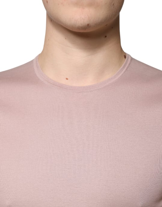 Camiseta de Cuello Redondo Acanalada Tsh87337 - Image 5