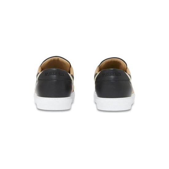 Zapatillas de cuero con paneles a cuadros Arthur - Image 3