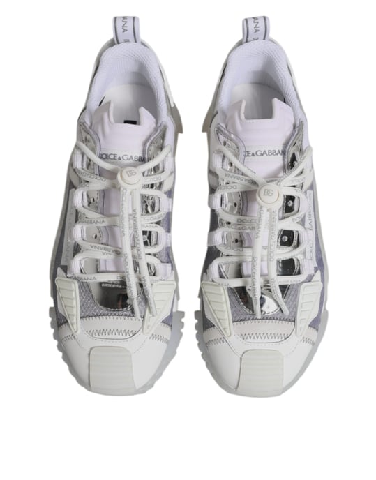 Zapatillas Portofino Cs1888 Blancas y Plateadas - Image 3