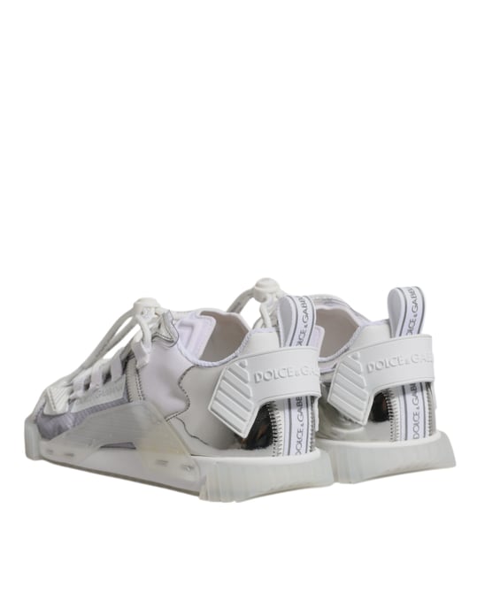 Zapatillas Portofino Cs1888 Blancas y Plateadas - Image 5