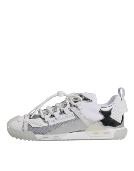 Zapatillas Portofino Cs1888 Blancas y Plateadas - Image 6