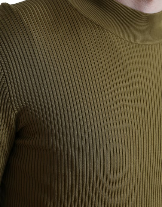 Suéter de canalé con cuello alto - Image 5