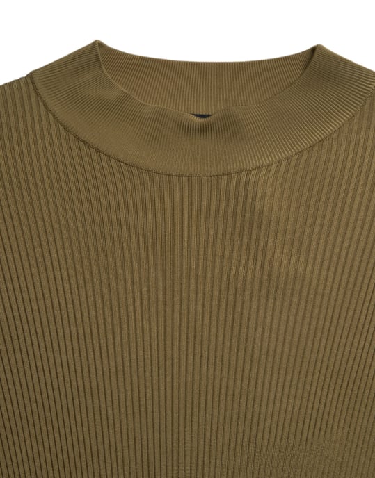 Suéter de canalé con cuello alto - Image 6