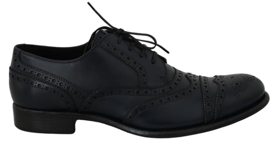Zapatos Oxford de cuero con puntera de ala modelo Wingtip - Image 1