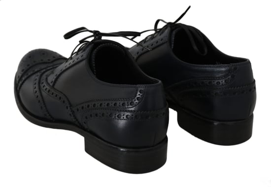 Zapatos Oxford de cuero con puntera de ala modelo Wingtip - Image 3