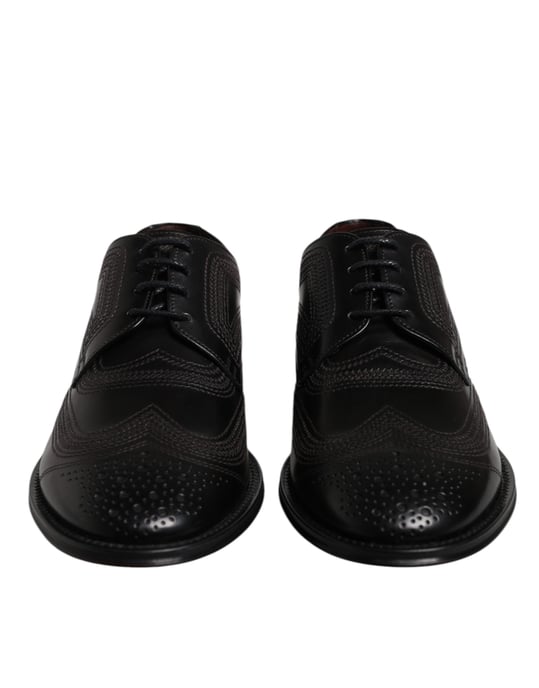 Zapatos Oxford de cuero cosidos - Image 2