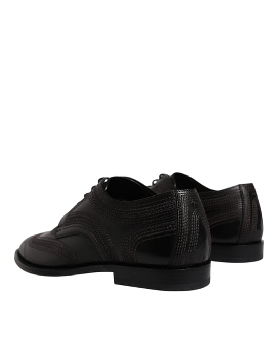 Zapatos Oxford de cuero cosidos - Image 4
