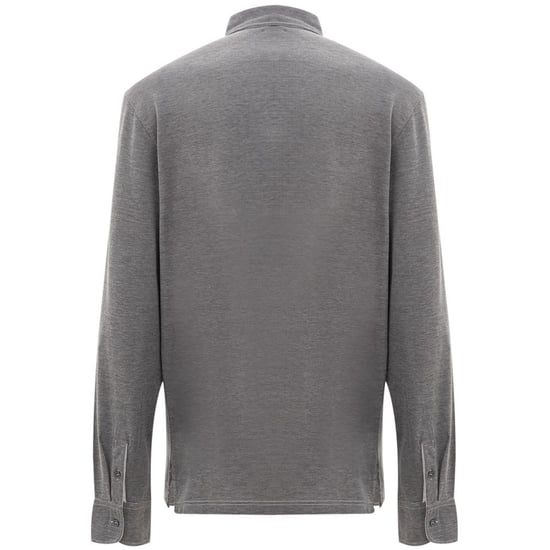 Polera de Manga Larga Melange Gris - Image 3
