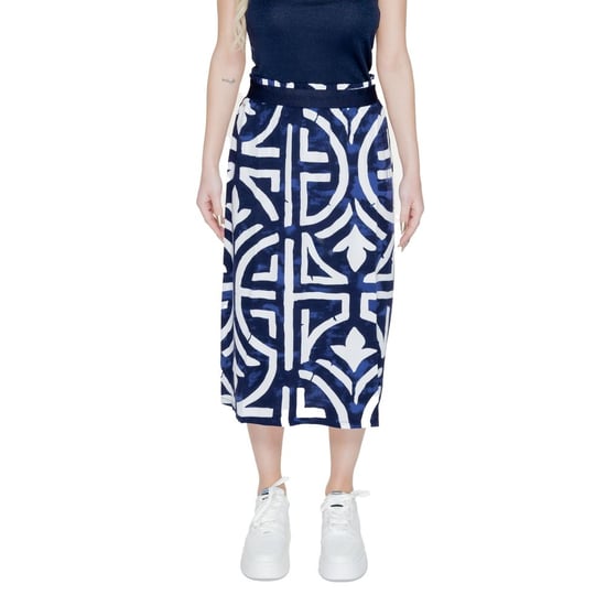 Falda Midi con Estampado Geométrico - Image 1