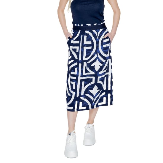 Falda Midi con Estampado Geométrico - Image 3