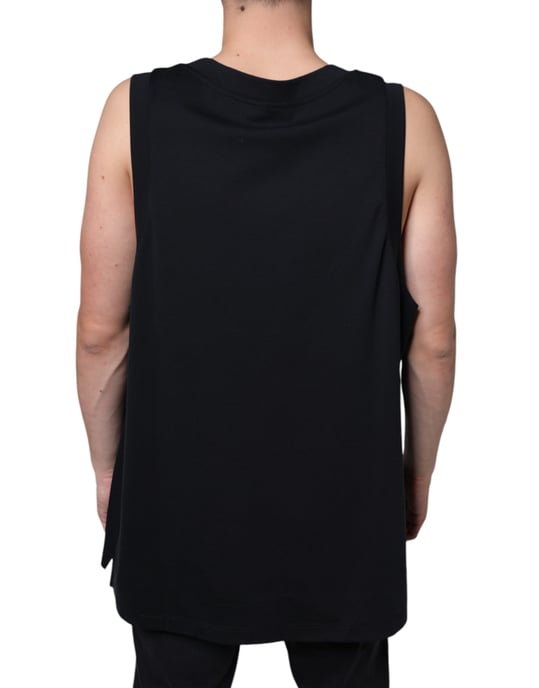 Camiseta sin mangas negra Tsh86646 - Image 4