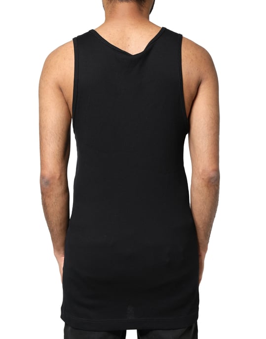 Camiseta sin mangas de canalé desgastada - Image 4
