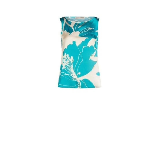 Blusa de Seda con Estampado Floral - Image 2