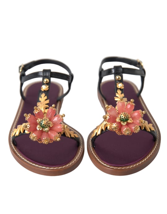 Sandalias Florales Embellecidas Modelo La10367 - Image 2