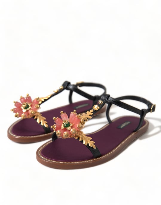 Sandalias Florales Embellecidas Modelo La10367 - Image 3