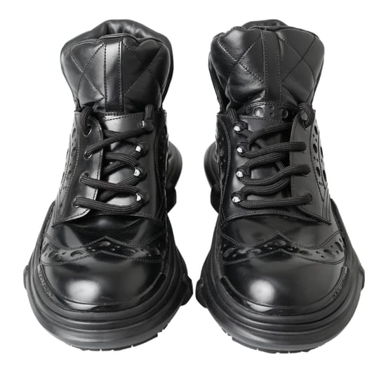 Botas de Cuero Portofino Modelo Hightop Mv5038 - Image 4