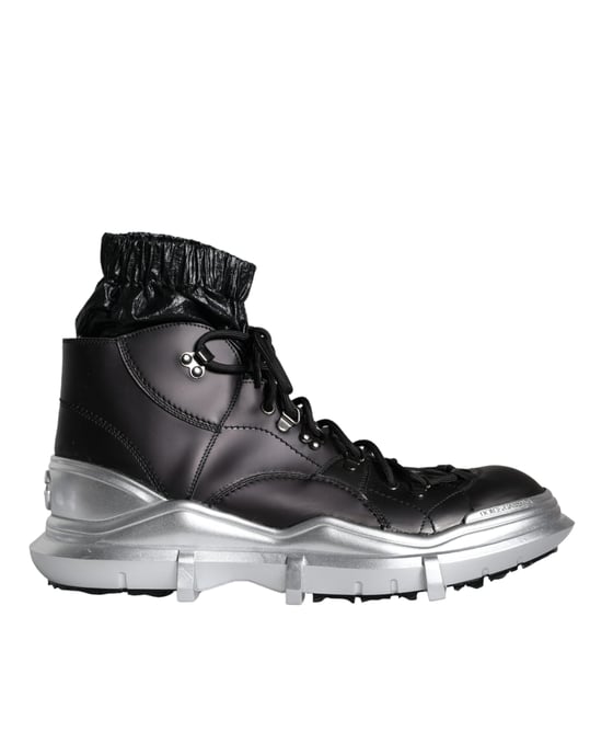 Botas de cordones Portofino tono plateado - Image 5