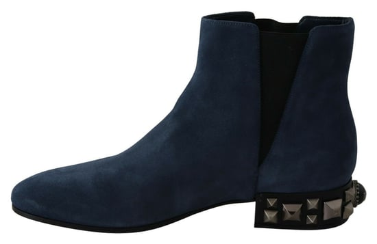 Botas de tobillo de ante con detalles de tachuelas - Image 2