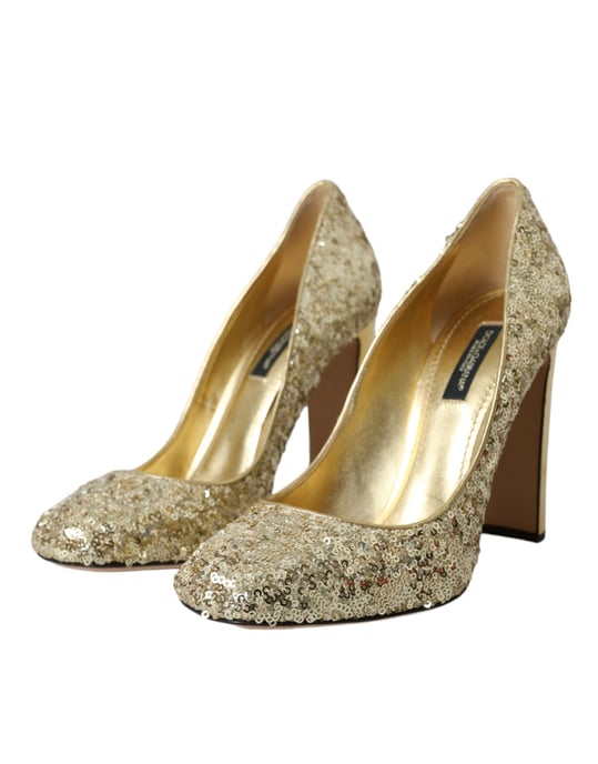 Tacones Elegantes con Lentejuelas - Image 3