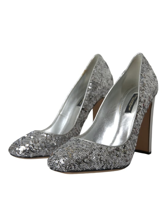 Zapatos de Tacón con Detalle de Joya y Lentejuelas - Image 3