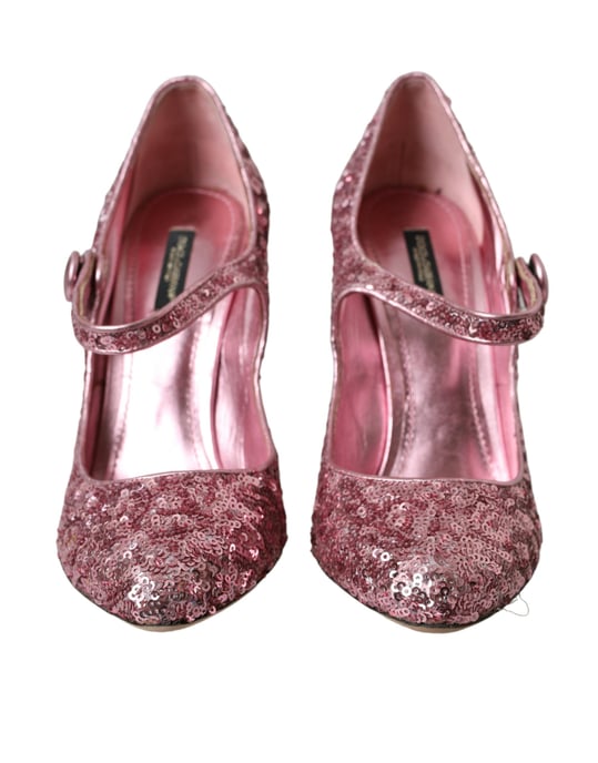 Zapatos de tacón Mary Jane con lentejuelas - Image 2