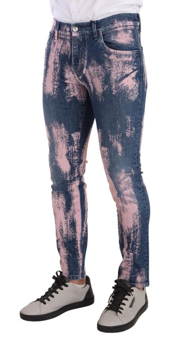 Jeans Skinny con Salpicaduras de Pintura - Image 2