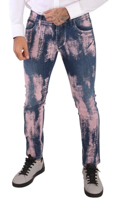 Jeans Skinny con Salpicaduras de Pintura - Image 4