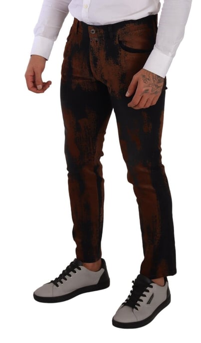 Jeans Skinny con Salpicaduras de Pintura - Image 4