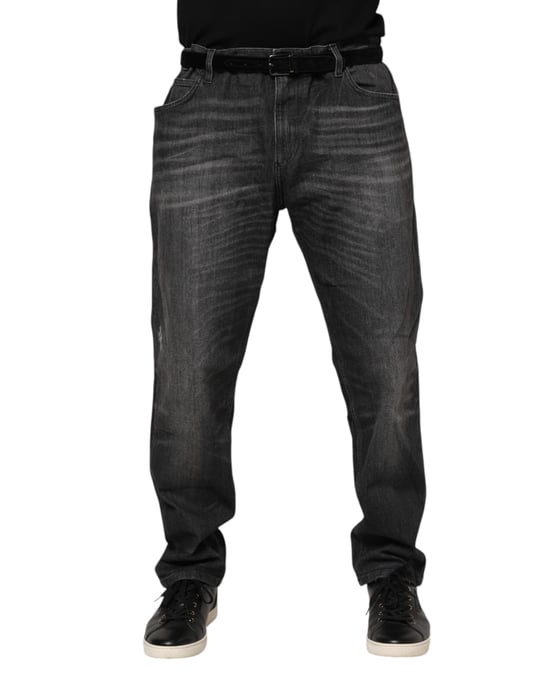 Jeans rectos descoloridos - Image 2
