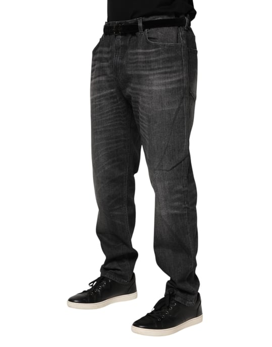 Jeans rectos descoloridos - Image 3