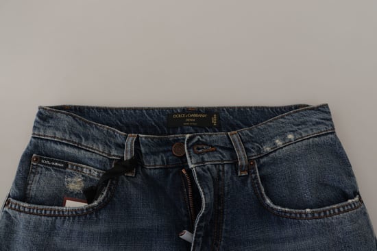 Jeans Rotos Dolce Gabbana de Mezclilla Desgastada - Image 3
