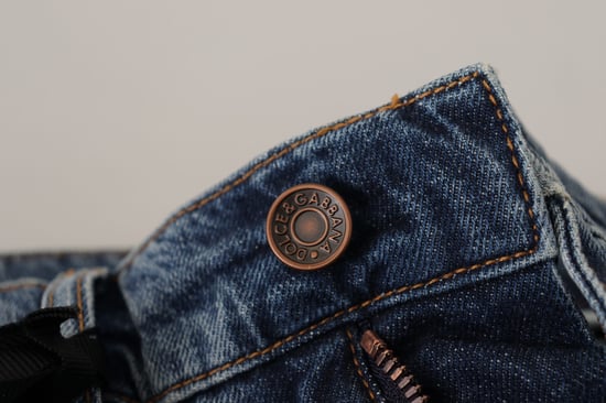 Jeans Rotos Dolce Gabbana de Mezclilla Desgastada - Image 4