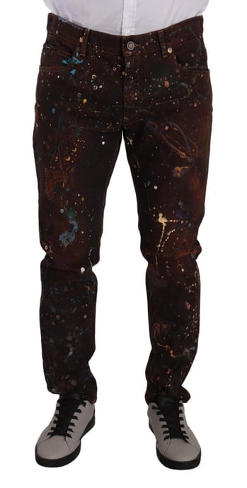 Jeans con Manchas de Pintura - Image 1
