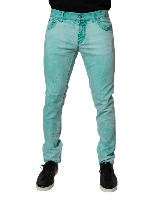 Jeans Ajustados con Lavado Ácido - Image 2
