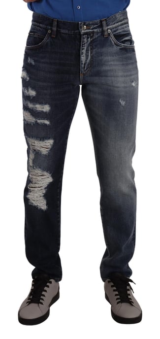 Jeans Rotos Slimfit Dolce Gabbana - Image 1