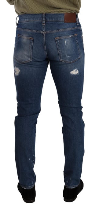 Jeans Rotos de Corte Ajustado - Image 3