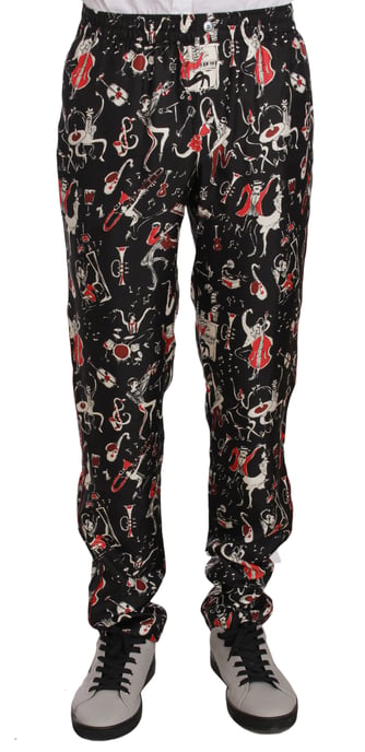 Pantalones de Impresión Musical Pt0846 - Image 1