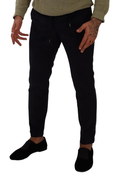 Pantalones Casual de Lana con Cuerda Ajustable - Image 3