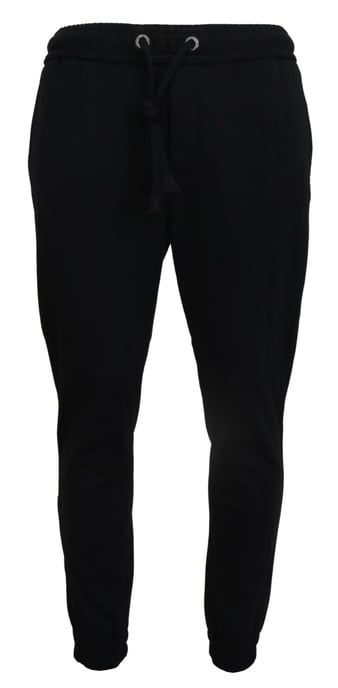 Joggers negros sólidos - Image 3