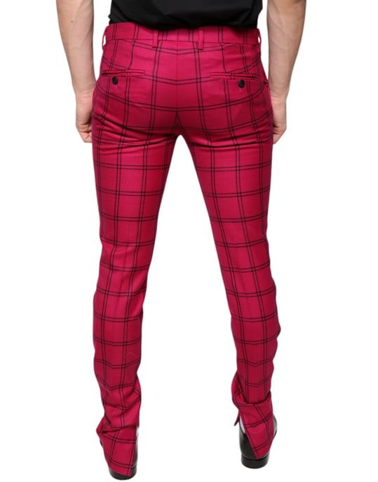 Pantalones a Cuadros Rosados Pt0776 - Image 4