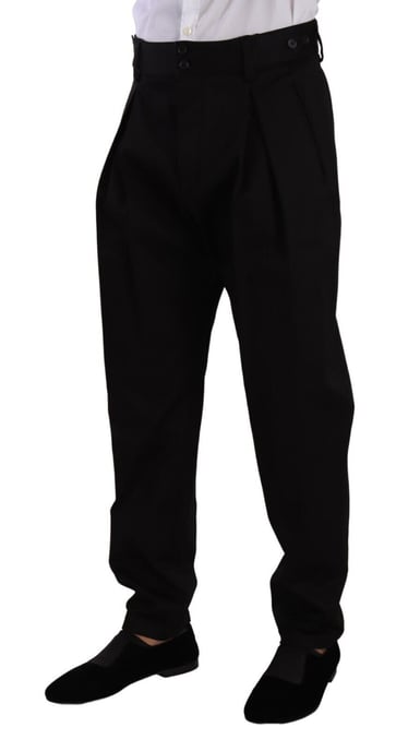 Pantalones de lana con pliegues - Image 2