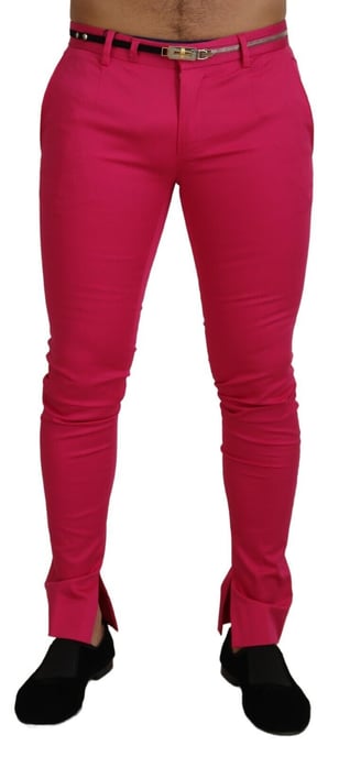 Pantalones Ajustados hasta el Tobillo con Aberturas Laterales - Image 1