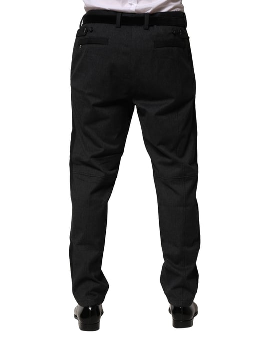 Pantalones de vestir con detalle de panel a medida - Image 4