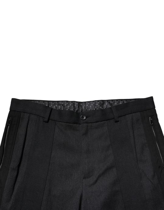 Pantalones de vestir con detalle de panel a medida - Image 5