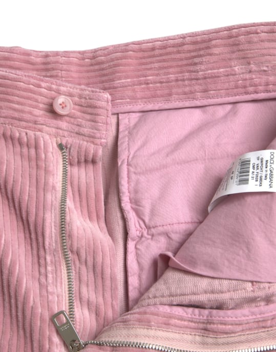 Pantalones Cargo de Corduroy Rosa - Image 5