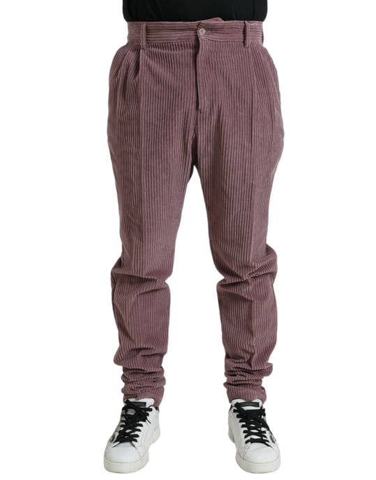 Pantalones de pana estilo plisado - Image 1