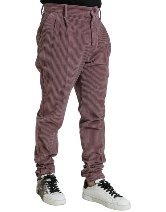 Pantalones de pana estilo plisado - Image 3